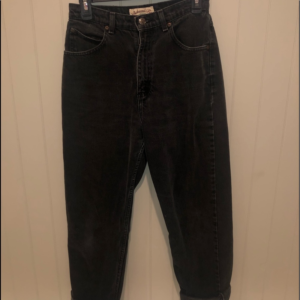 Vintage black mom jeans